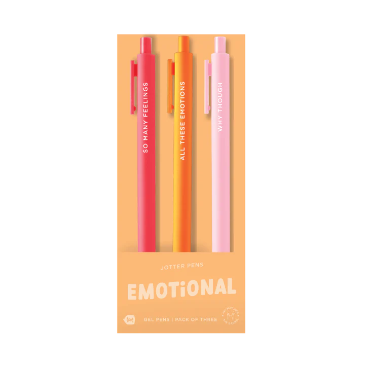 Emotional Jotter Pen (3 Pack)