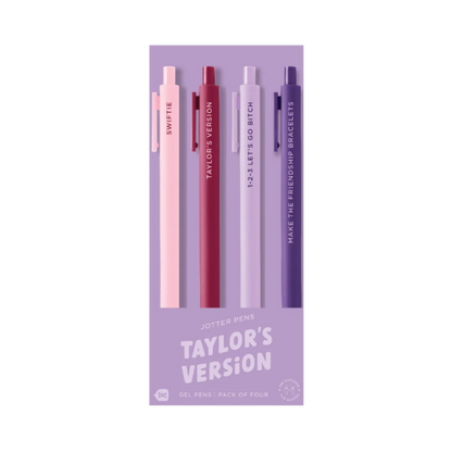 Taylor’s Version Jotter 4 Pen Pack