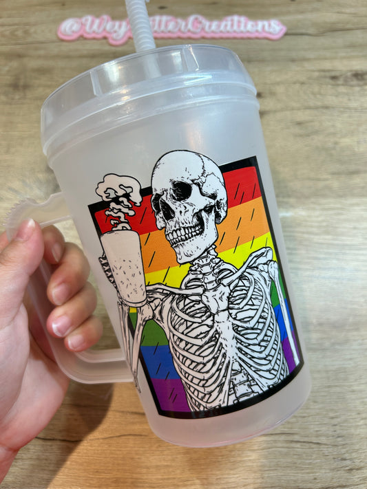 Pride Skelly 34oz Mega Mug