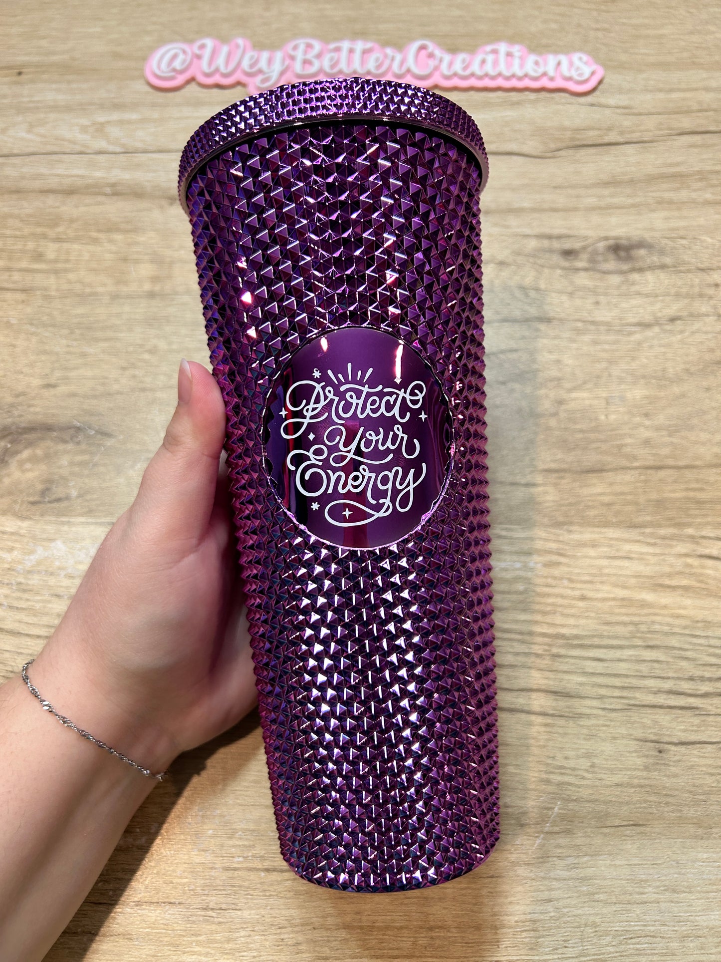 Protect Your Energy Studded Tumbler