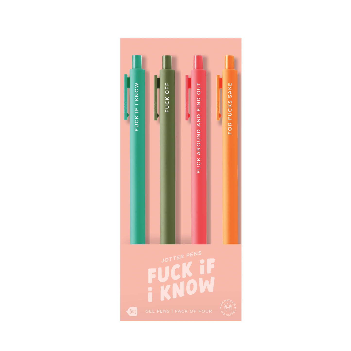 Fuck If I Know 4 Pen Pack