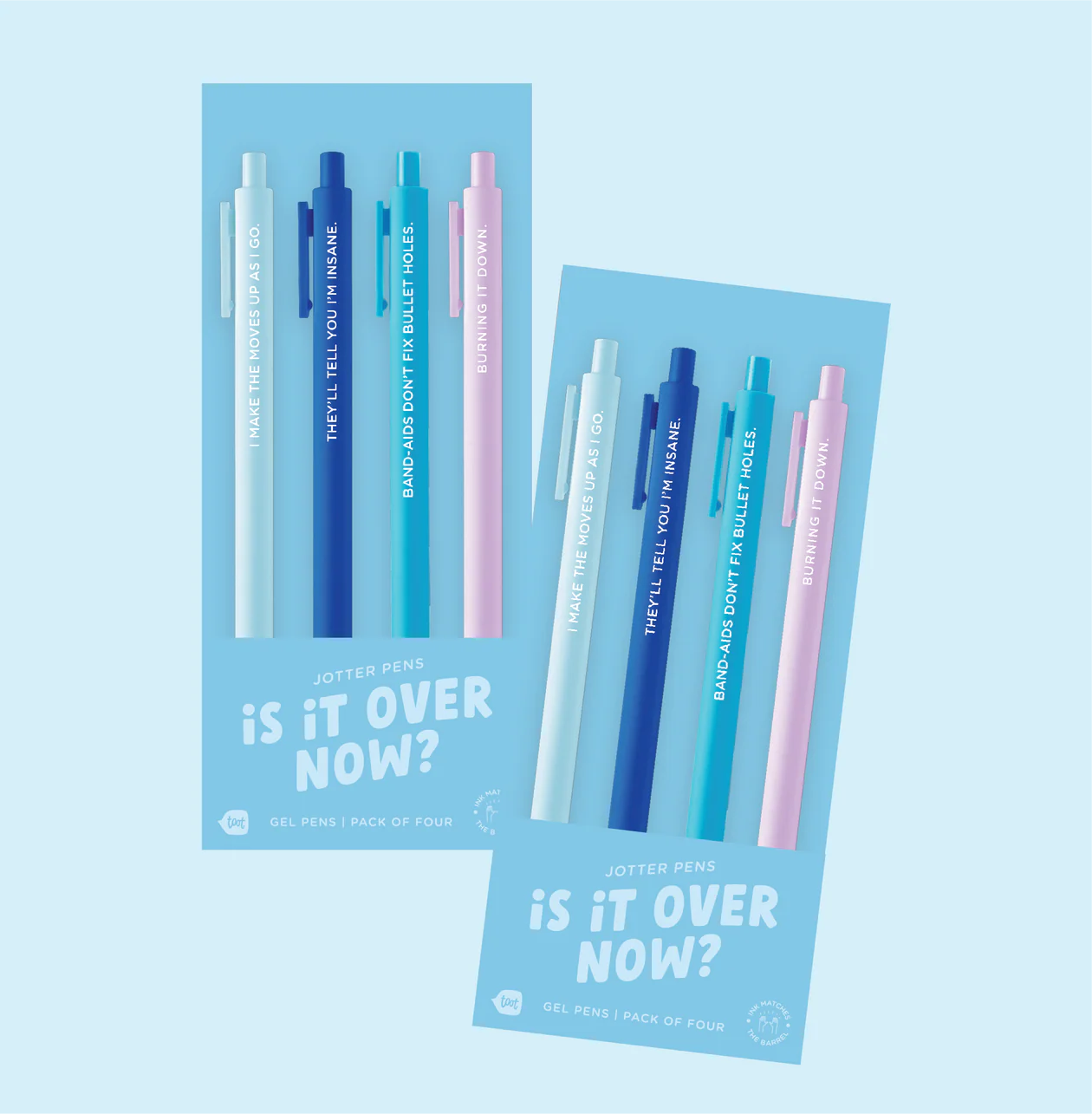 Is It Over Now Jotter 4 Pen Pack