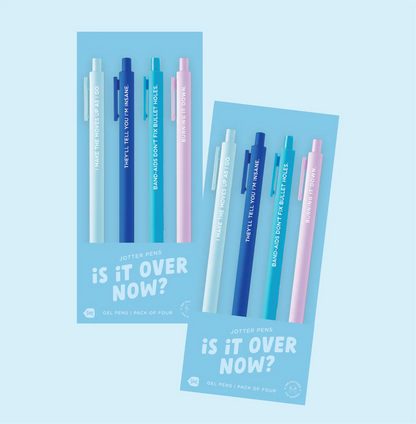 Is It Over Now Jotter 4 Pen Pack